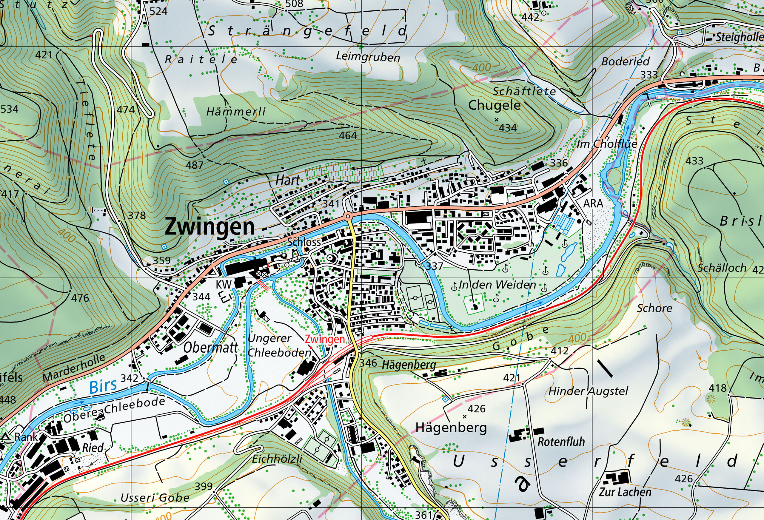 E17644 ZW00 Swisstopo2021 Zwingen